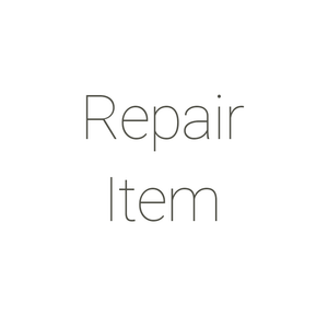 Repair Item for having a piece repaired.