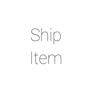 Ship Item to pay for miscellaneous shipping charge.